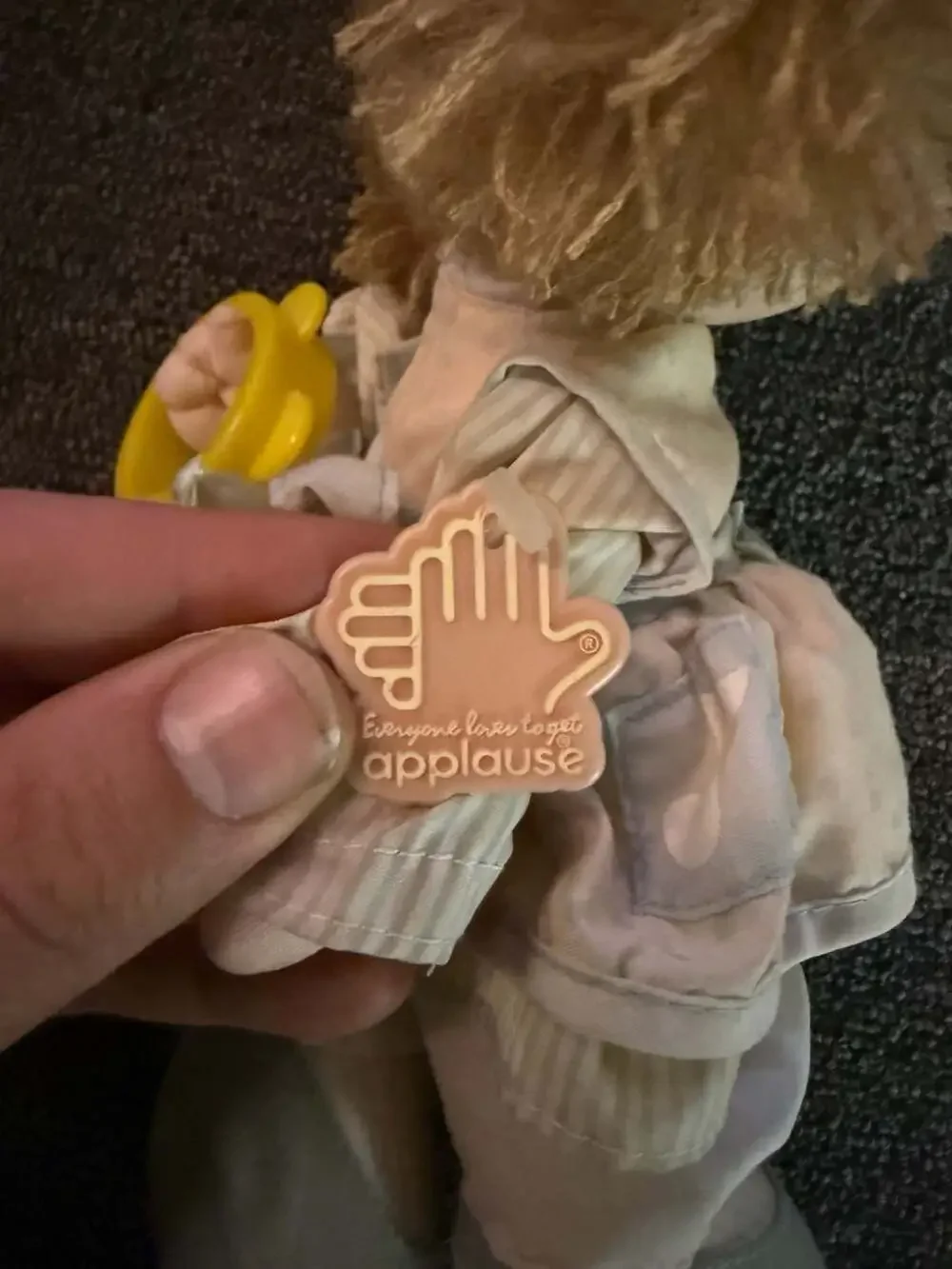 Vintage 1980s Precious Moments Plush Doll by Applause